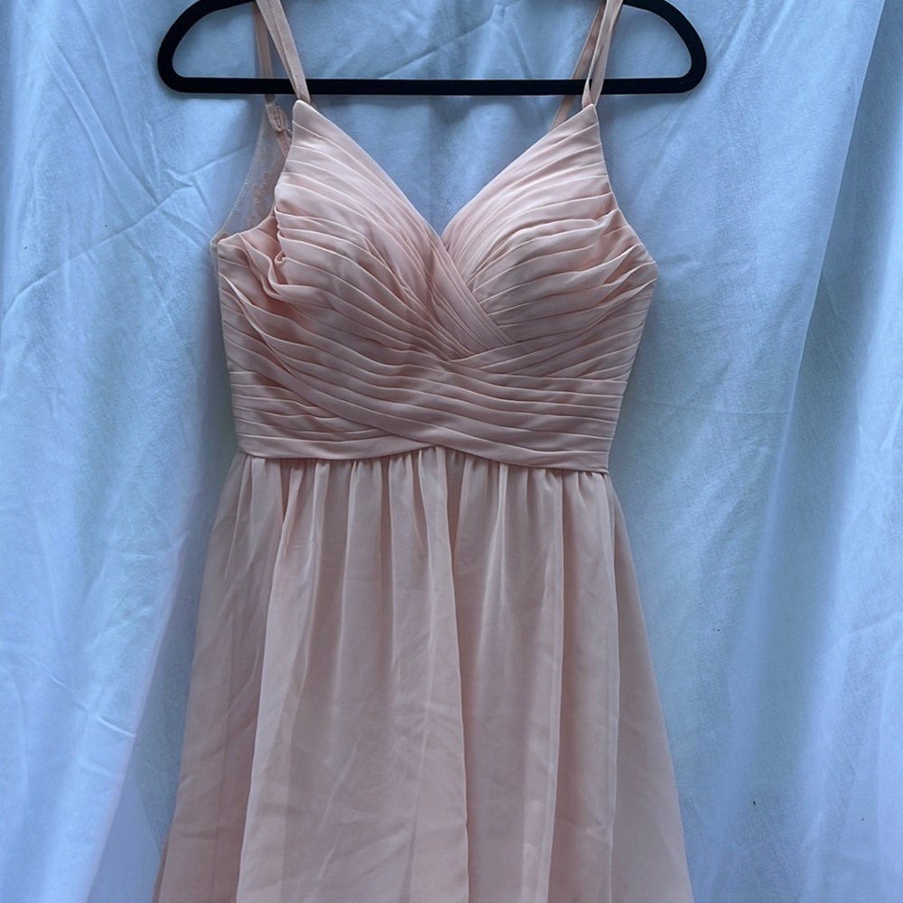 PEARL PINK BRIDESMAID DRESS!!